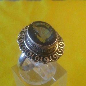 925 Sterling Silver Aquamarine Ring